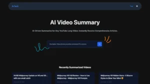 AI Video Summary � Youtube thumbnail