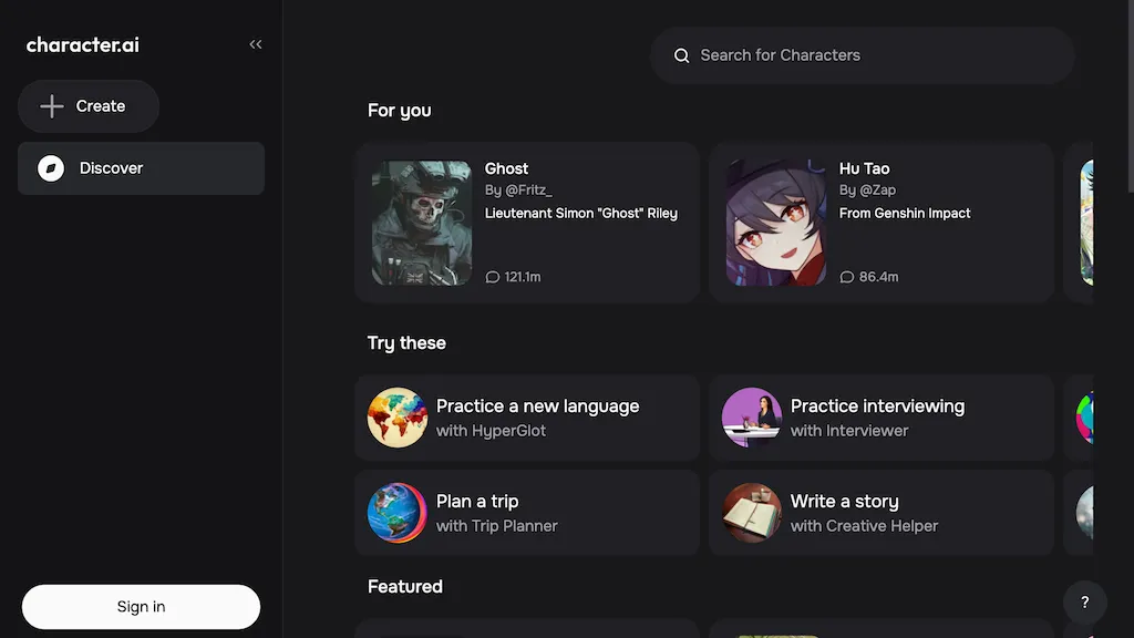 Character AI 1 Character AI thumbnail