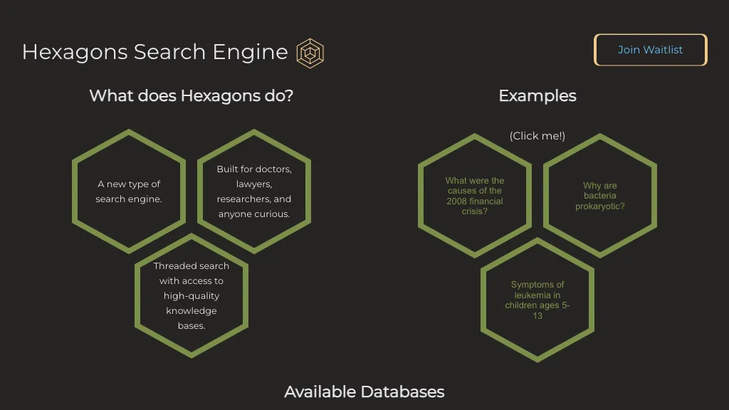 Hexagons Search 1 Hexagons Search thumbnail